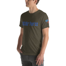 Load image into Gallery viewer, Air Force Soprano&#39;s font Short-sleeve unisex t-shirt
