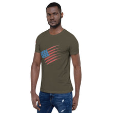 Load image into Gallery viewer, American Flag Short-sleeve unisex t-shirt
