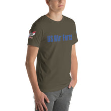 Load image into Gallery viewer, Air Force Soprano&#39;s font Short-sleeve unisex t-shirt
