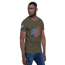 Load image into Gallery viewer, American Flag Short-sleeve unisex t-shirt
