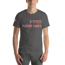 Load image into Gallery viewer, United States Marine Corps red, white, and blue Short-sleeve unisex t-shirt
