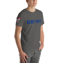 Load image into Gallery viewer, Air Force Soprano&#39;s font Short-sleeve unisex t-shirt
