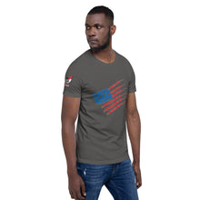 Load image into Gallery viewer, American Flag Short-sleeve unisex t-shirt
