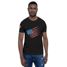 Load image into Gallery viewer, American Flag Short-sleeve unisex t-shirt
