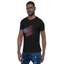 Load image into Gallery viewer, American Flag Short-sleeve unisex t-shirt
