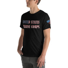 Load image into Gallery viewer, United States Marine Corps red, white, and blue Short-sleeve unisex t-shirt
