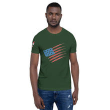 Load image into Gallery viewer, American Flag Short-sleeve unisex t-shirt
