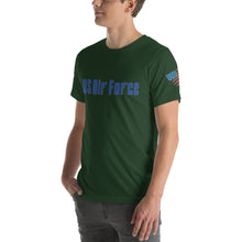 Load image into Gallery viewer, Air Force Soprano&#39;s font Short-sleeve unisex t-shirt
