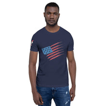 Load image into Gallery viewer, American Flag Short-sleeve unisex t-shirt
