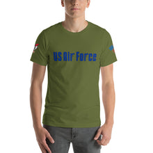 Load image into Gallery viewer, Air Force Soprano&#39;s font Short-sleeve unisex t-shirt
