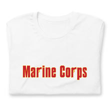 Load image into Gallery viewer, Marine Corps Soprono&#39;s font Short-sleeve unisex t-shirt
