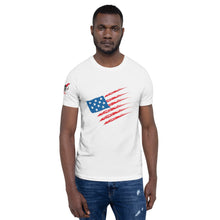 Load image into Gallery viewer, American Flag Short-sleeve unisex t-shirt
