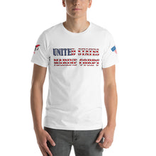 Load image into Gallery viewer, United States Marine Corps red, white, and blue Short-sleeve unisex t-shirt
