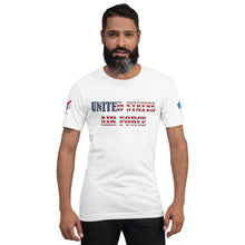 Load image into Gallery viewer, United States Air Force Red, White, and Blue Short-sleeve unisex t-shirt
