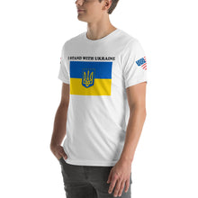 Load image into Gallery viewer, I Stand With Ukraine Short-Sleeve Unisex T-Shirt
