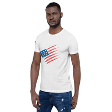 Load image into Gallery viewer, American Flag Short-sleeve unisex t-shirt
