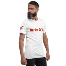 Load image into Gallery viewer, Marine Corps Soprono&#39;s font Short-sleeve unisex t-shirt
